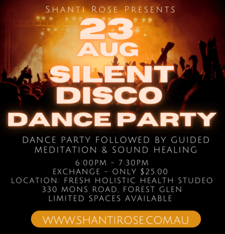 silent disco flyer